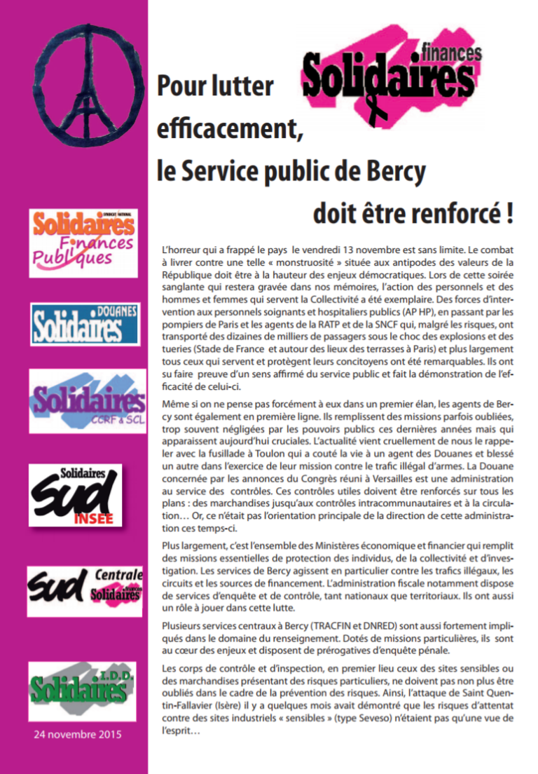 Lire la suite à propos de l’article Attentats du 13 novembre 2015