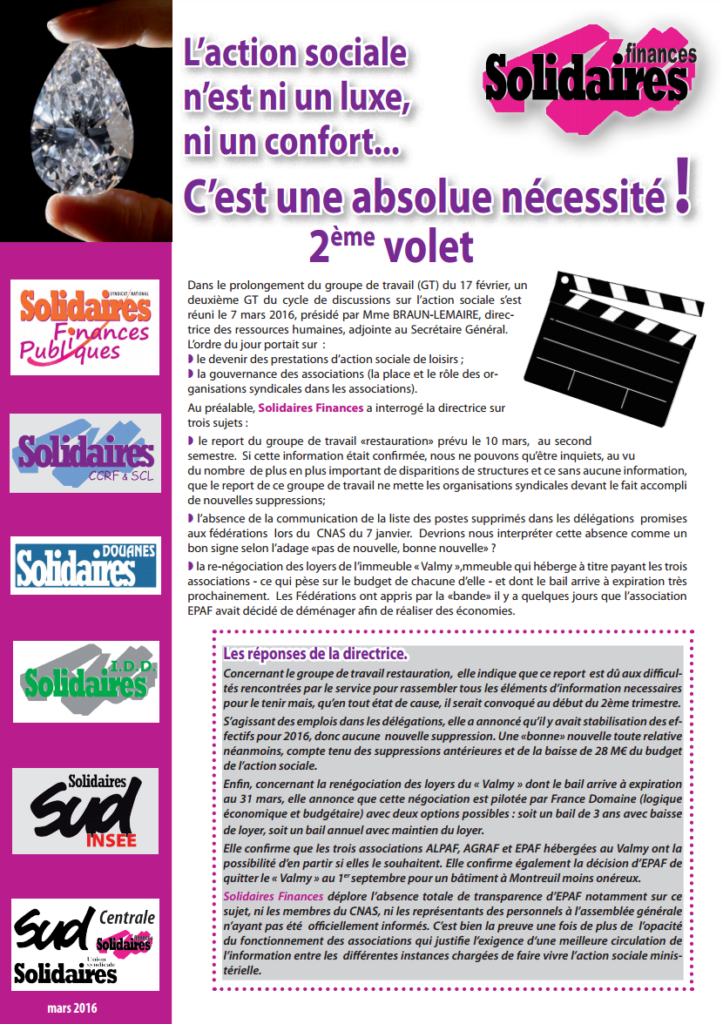 l’ Action sociale n’est pas un luxe volet 2