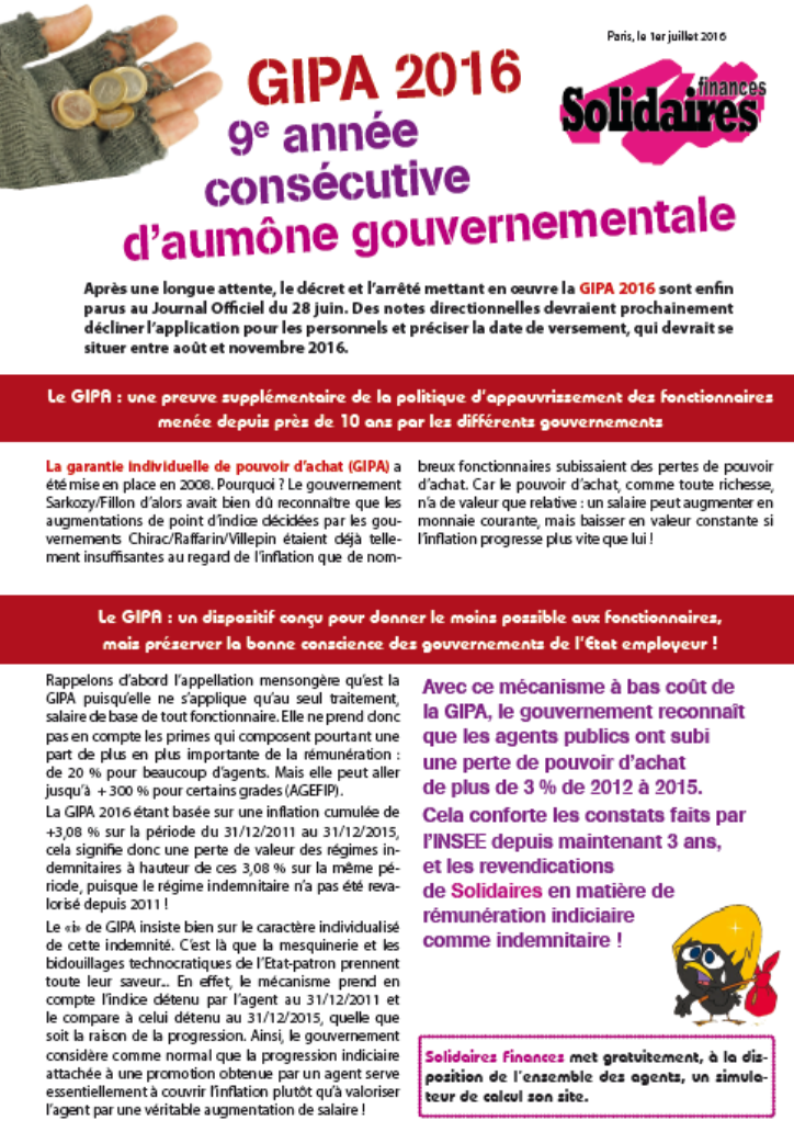 Lire la suite à propos de l’article GIPA 2016