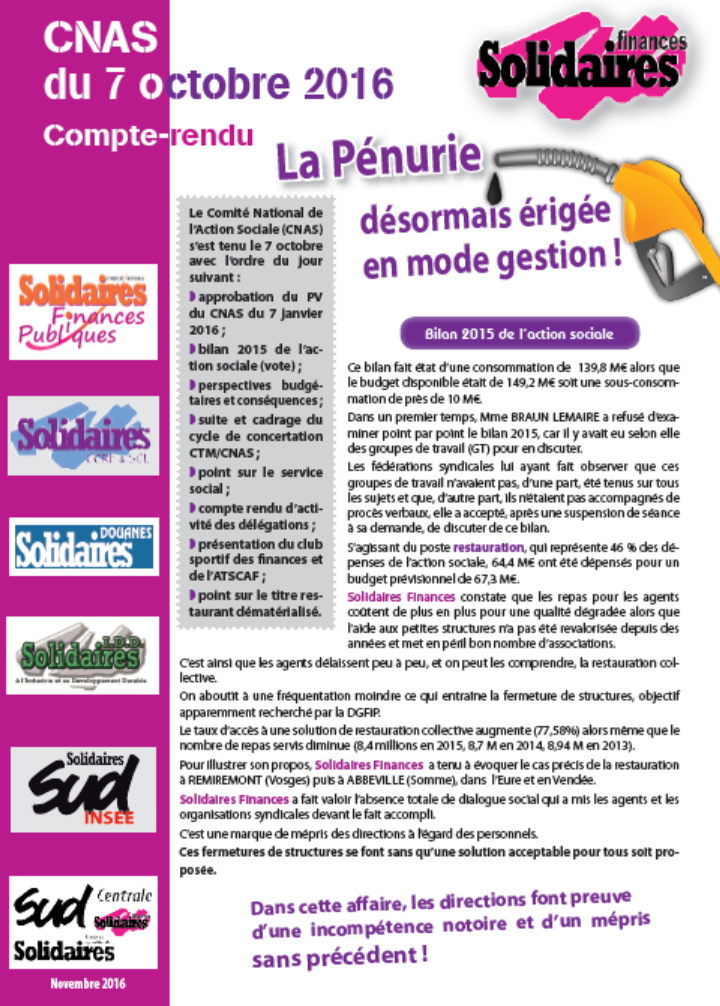 Lire la suite à propos de l’article Action sociale la pénurie désormais érigée en mode gestion !