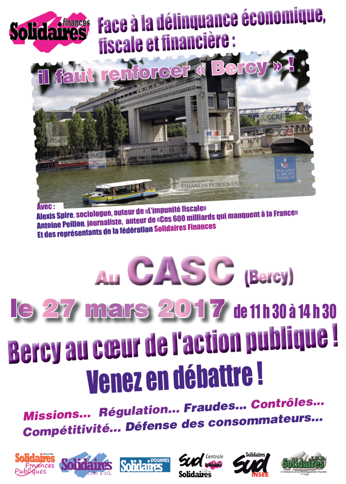 Lire la suite à propos de l’article 27 mars 2017 – Bercy au coeur de l’action publique !