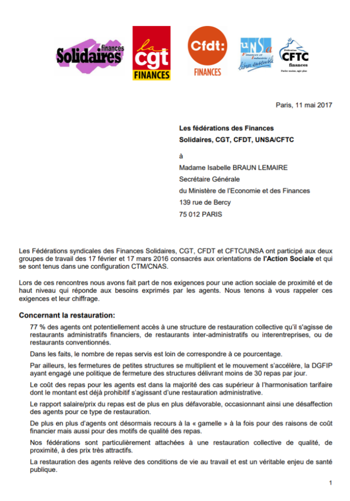 Action sociale : des revendications partagées