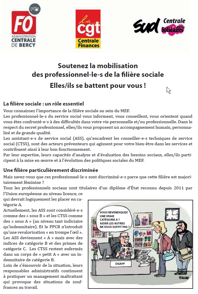 Lire la suite à propos de l’article Soutenons la filière sociale: Signez la pétition.