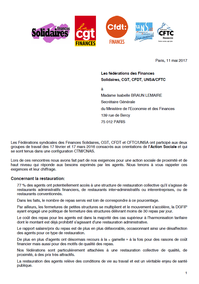 Lire la suite à propos de l’article Politique ministérielle d’Action Sociale : Les fédérations interpellent la secrétaire générale du MEF.