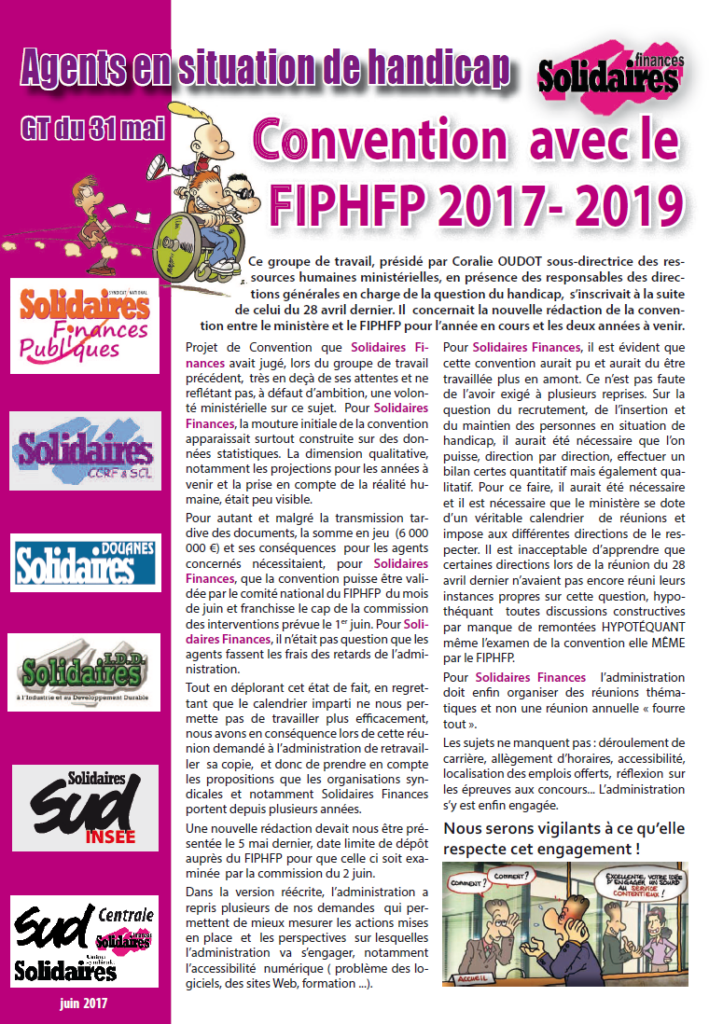 Convention 2017-2019 avec le FIPHFP :  les marges de progrès existent !