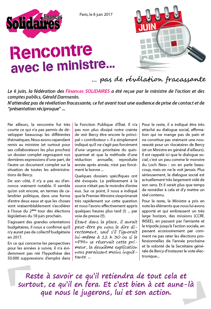 Lire la suite à propos de l’article Un rendez vous…. de courtoisie !