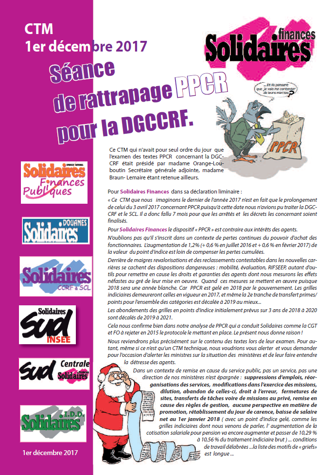 Lire la suite à propos de l’article 1er décembre: dernier CTM de l’année !