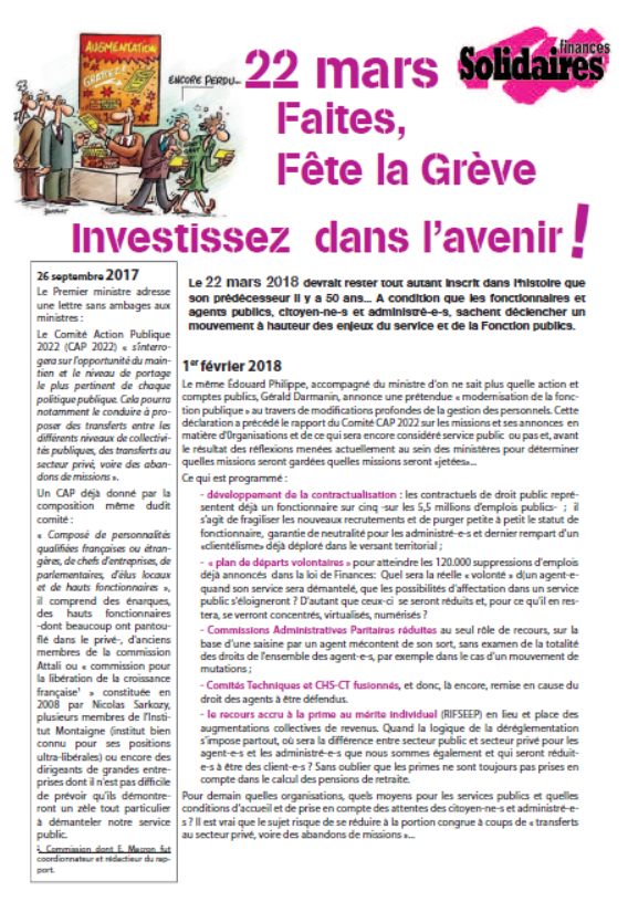Lire la suite à propos de l’article 22 mars : Investissez dans l’avenir !