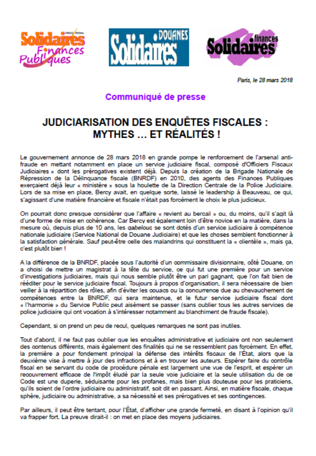 Lire la suite à propos de l’article Plan de lutte contre la fraude fiscale