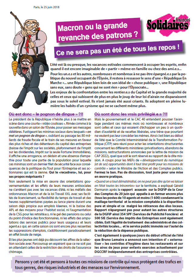 Lire la suite à propos de l’article Macron ou la grande revanche des patrons !