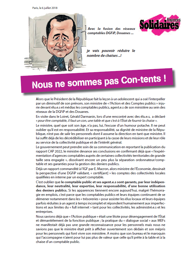 Lire la suite à propos de l’article Des propos indignes !
