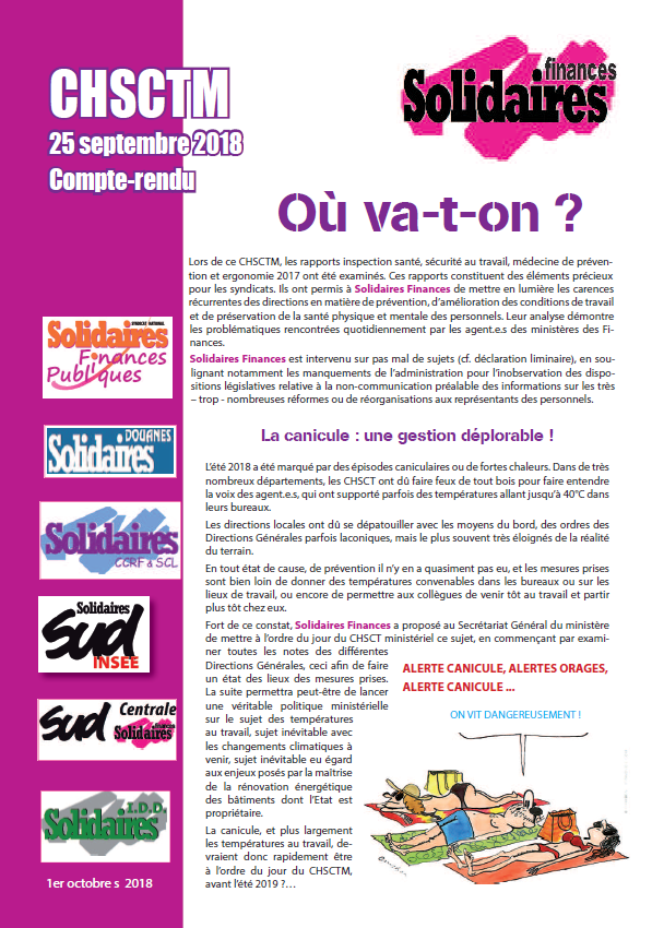 Lire la suite à propos de l’article Santé au travail : Où va-t-on ?