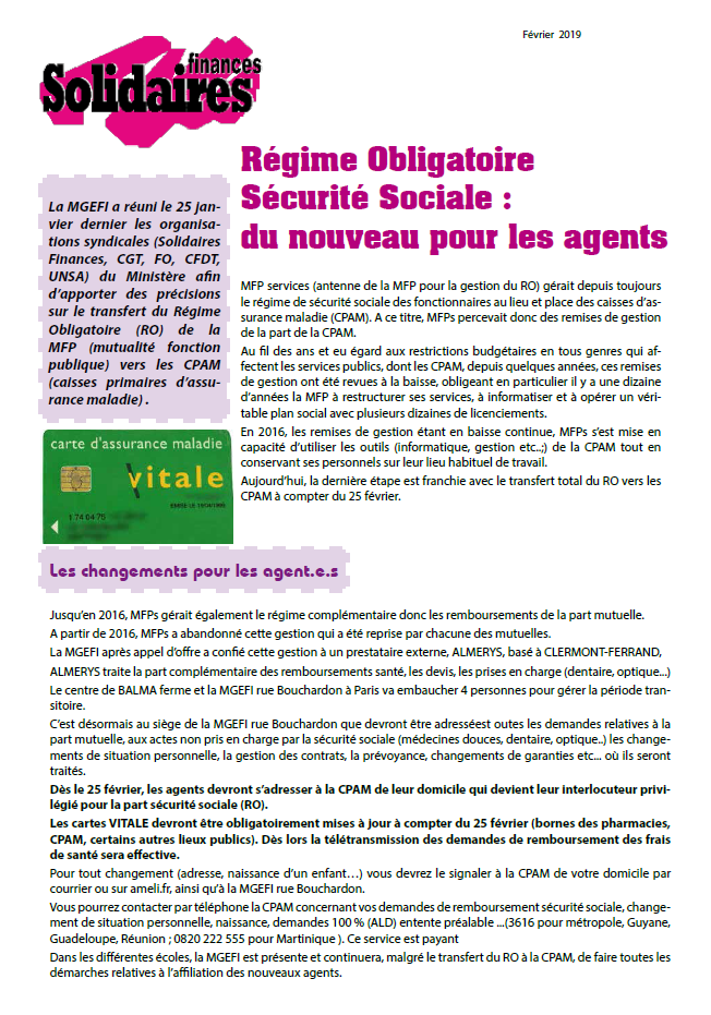 Lire la suite à propos de l’article Protection sociale