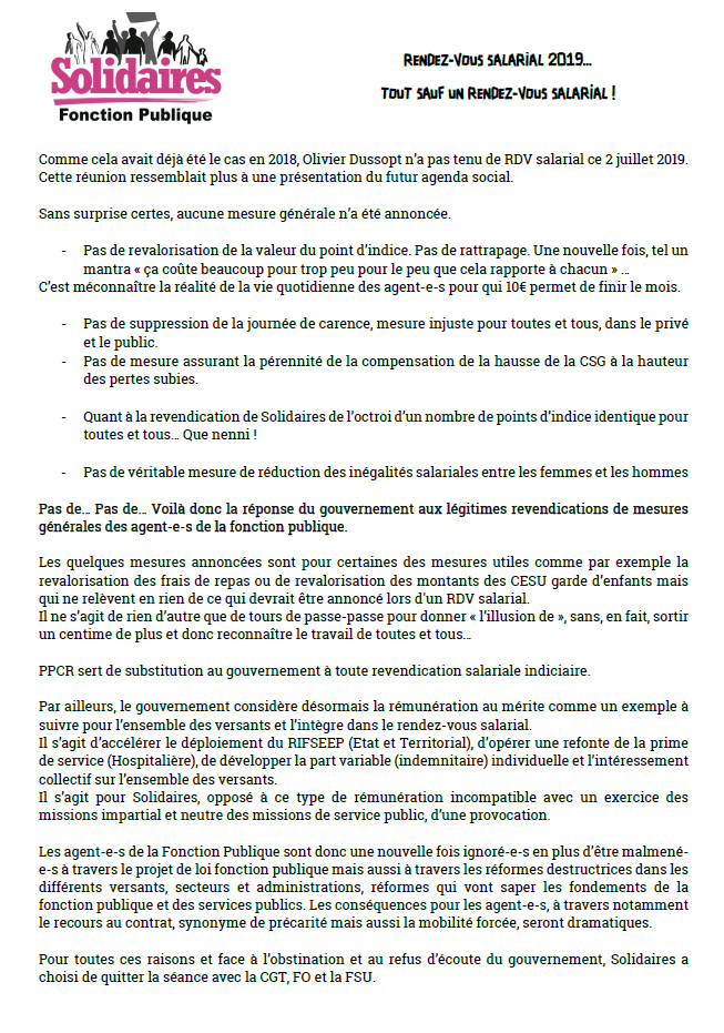 Lire la suite à propos de l’article Rendez-vous salarial  2019… Tout sauf un rendez-vous salarial !