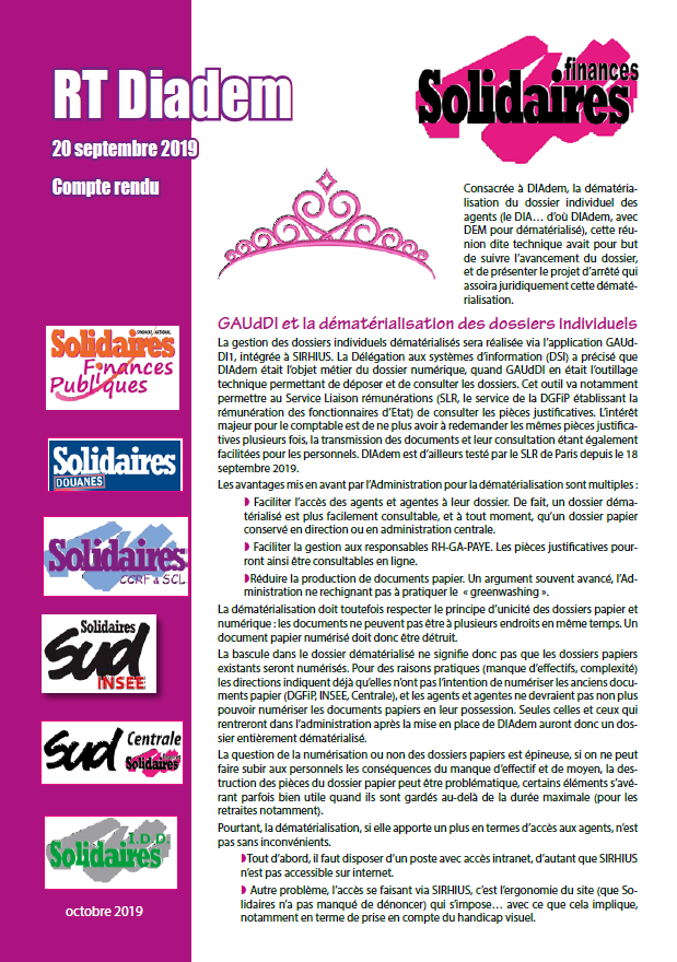 Lire la suite à propos de l’article Dématérialisation du dossier individuel