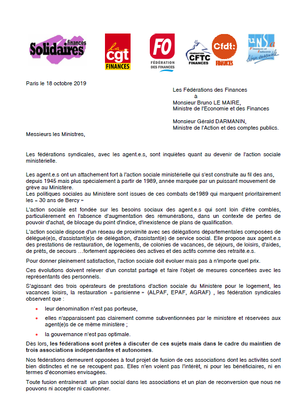 Lire la suite à propos de l’article Avenir de l’action sociale :  les fédérations s’adressent aux ministres