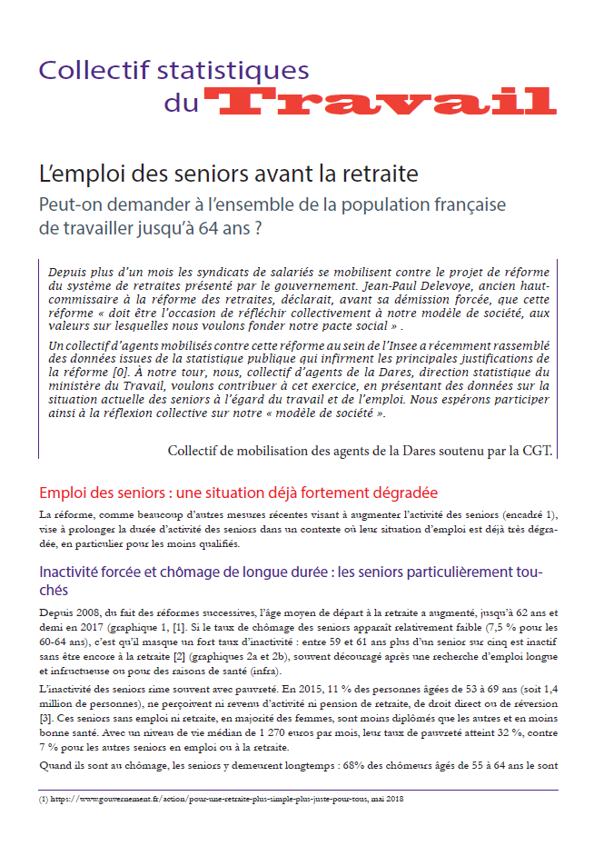 Lire la suite à propos de l’article Peux t-on demander à l’ensemble de la population française de travailler jusqu’à 60 ans ?