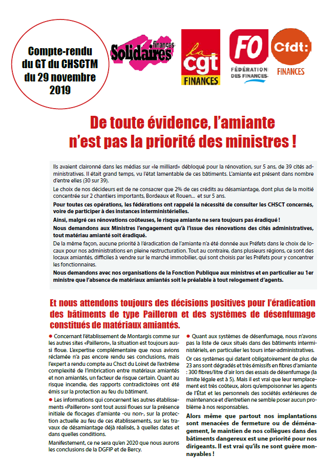 Lire la suite à propos de l’article De toute évidence, l’amiante n’est pas la priorité des ministres !