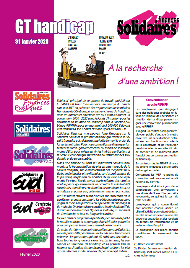 Lire la suite à propos de l’article Handicap entre affichage et réalités !