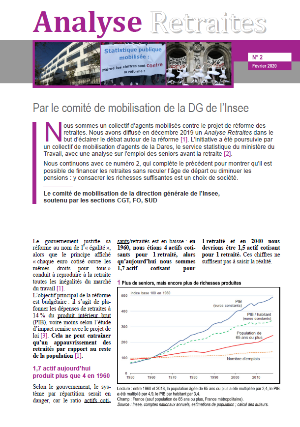 Lire la suite à propos de l’article Il est possible de financer les retraites sans reculer l’âge de départ ou diminuer les pensions : y consacrer les richesses suffisantes est un choix de société.