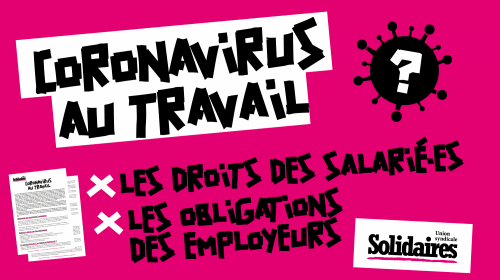 Lire la suite à propos de l’article Coronavirus au travail