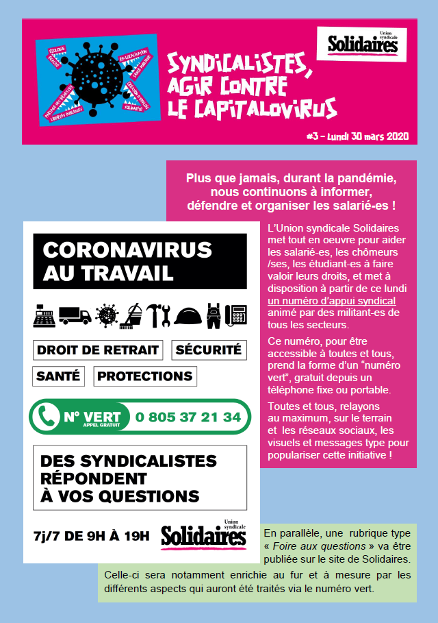 Lire la suite à propos de l’article Agir contre le Capitalovirus