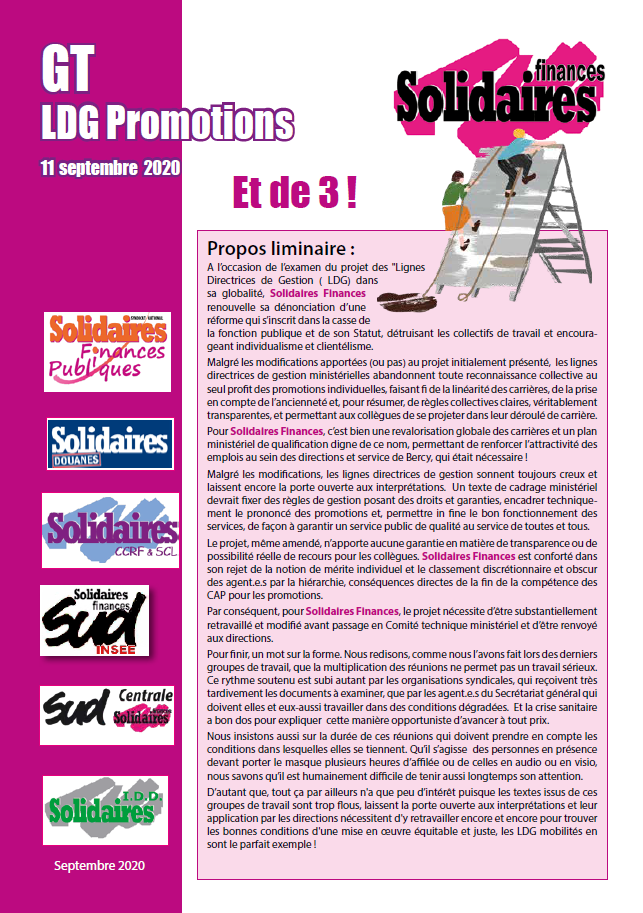 Lire la suite à propos de l’article LDG promotions : Danger signalé !