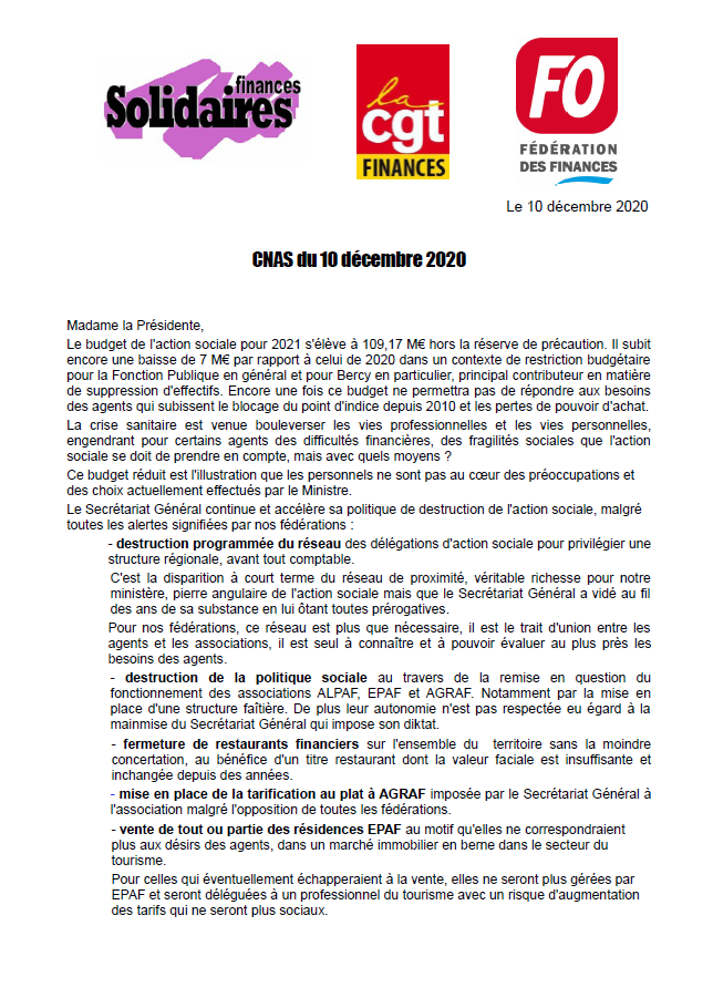 Lire la suite à propos de l’article Politiques sociales en danger ! Les Fédérations refusent de cautionner.