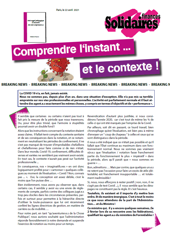 Lire la suite à propos de l’article Évaluation : Comprendre l’instant et le contexte