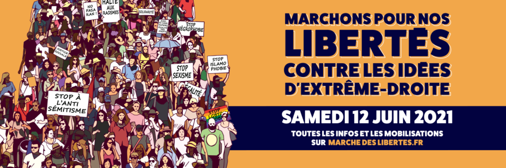 #12juin pour nos libertés et contre les idées d’extrême droite.