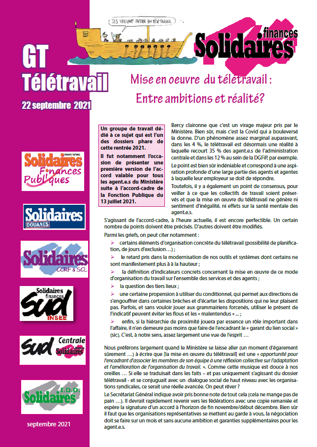 Lire la suite à propos de l’article Télétravail Made in Bercy !