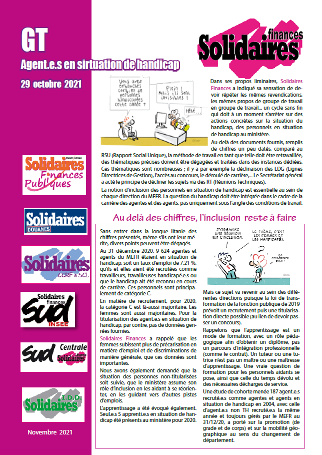 Lire la suite à propos de l’article Handicap : Une vraie politique d’inclusion est nécessaire
