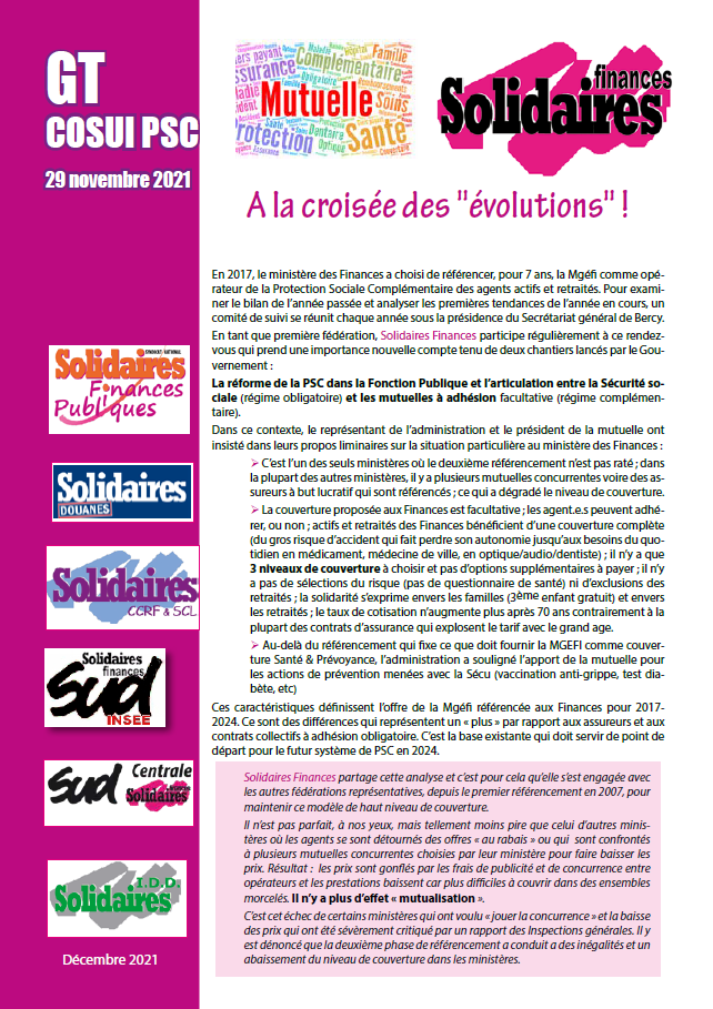 Lire la suite à propos de l’article Comité de suivi: La PSC à la la croisée des évolutions