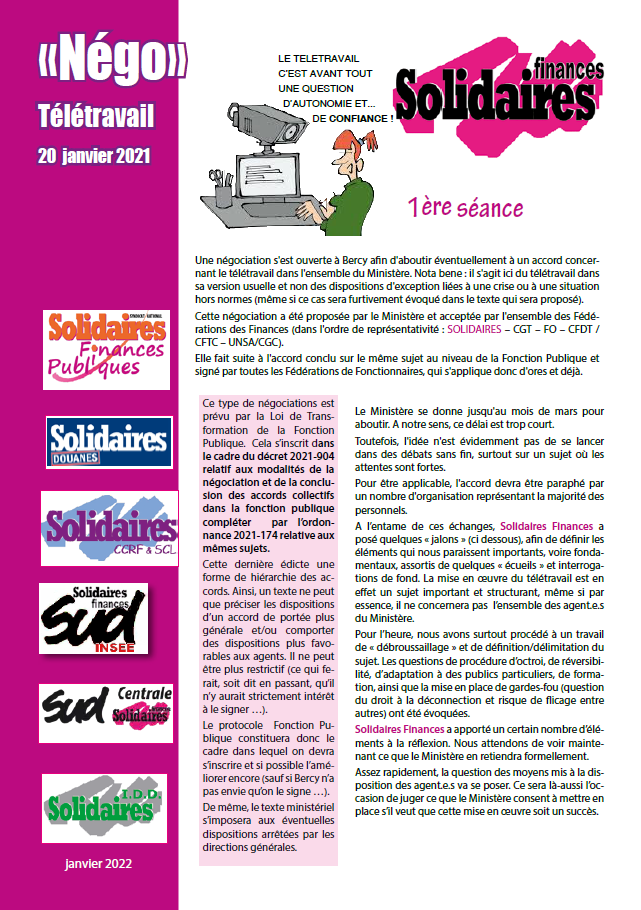 Lire la suite à propos de l’article « Négo » Télétravail