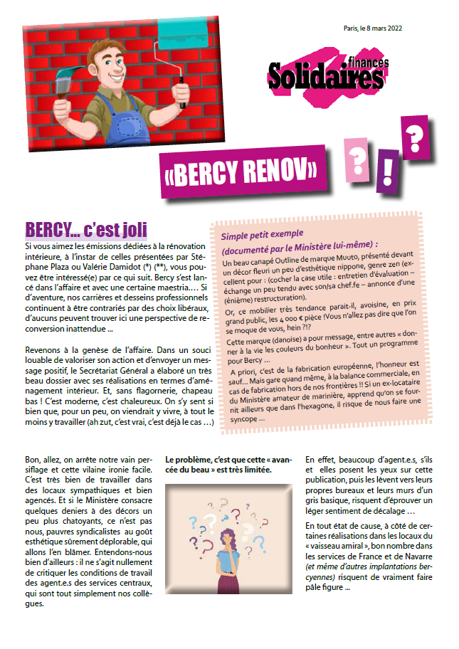 Lire la suite à propos de l’article Bercy rénov !
