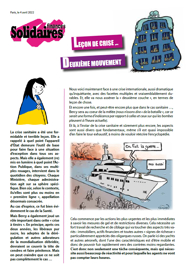 Lire la suite à propos de l’article Leçon de crise.. !