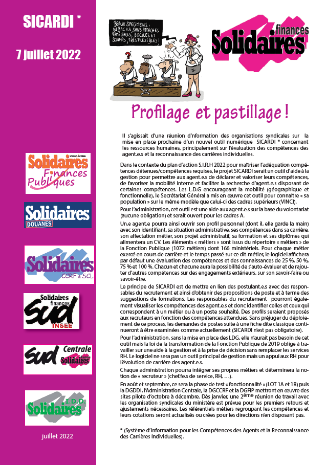 Lire la suite à propos de l’article GT : Attention danger profilage !