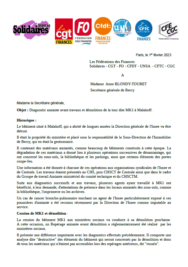 Lire la suite à propos de l’article Diagnostic amiante avant travaux et démolition de la tour dite MK1 à Malakoff.