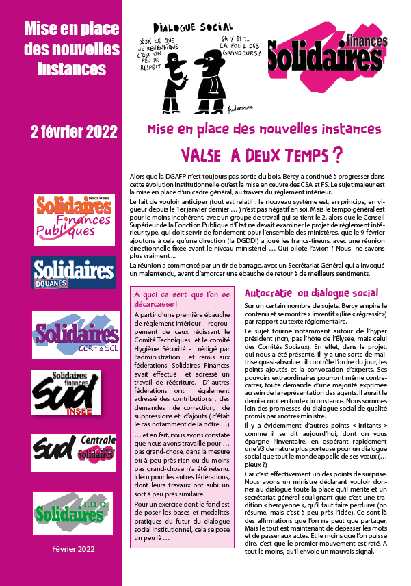 Lire la suite à propos de l’article Dialogue social ou autocratie ?