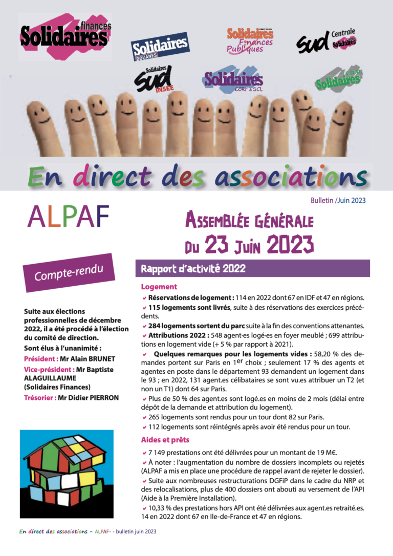 Lire la suite à propos de l’article ALPAF – Assemblée générale du 23 juin 2023