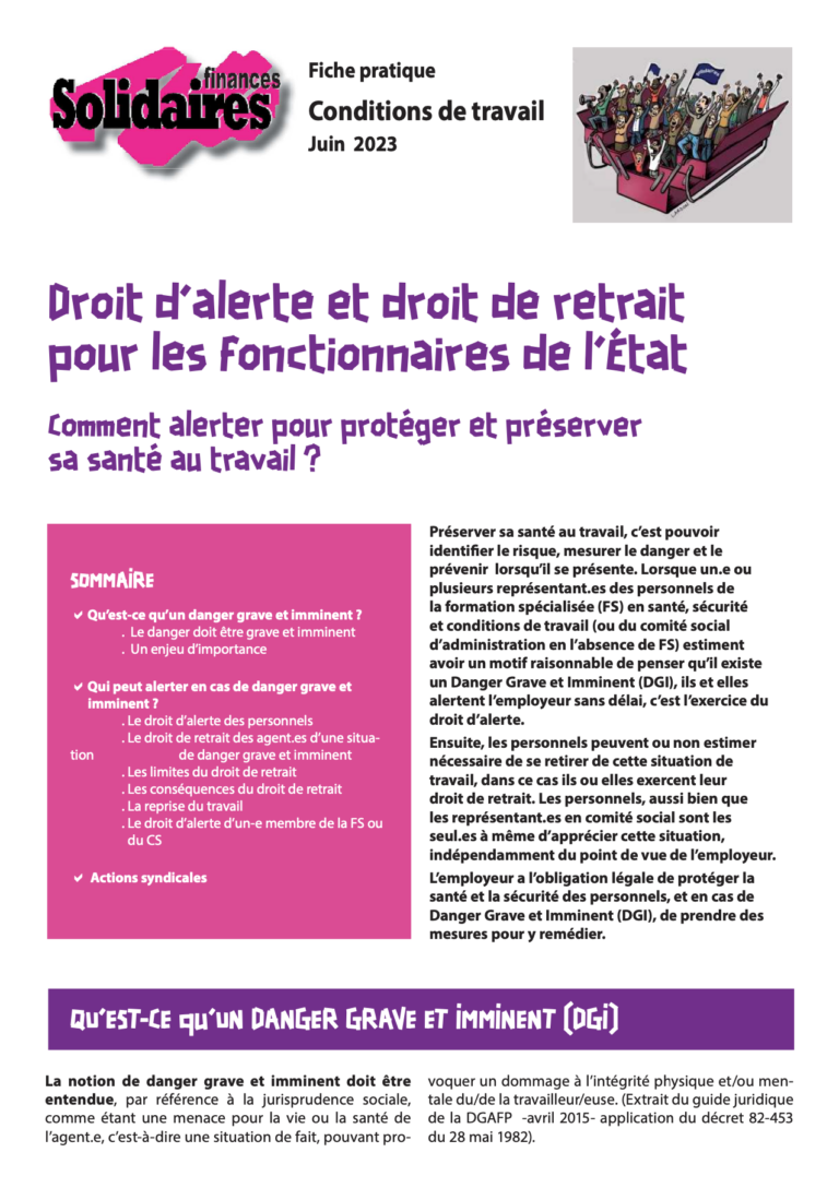 Lire la suite à propos de l’article Comment alerter pour protéger et préserver sa santé au travail ?