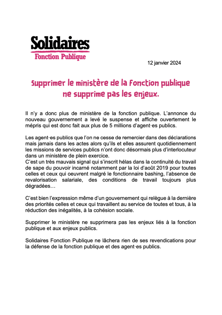 Lire la suite à propos de l’article Changement de gouvernement !