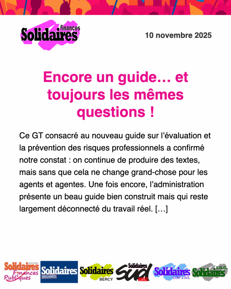 Lire la suite à propos de l’article Encore un guide… et toujours les mêmes questions !