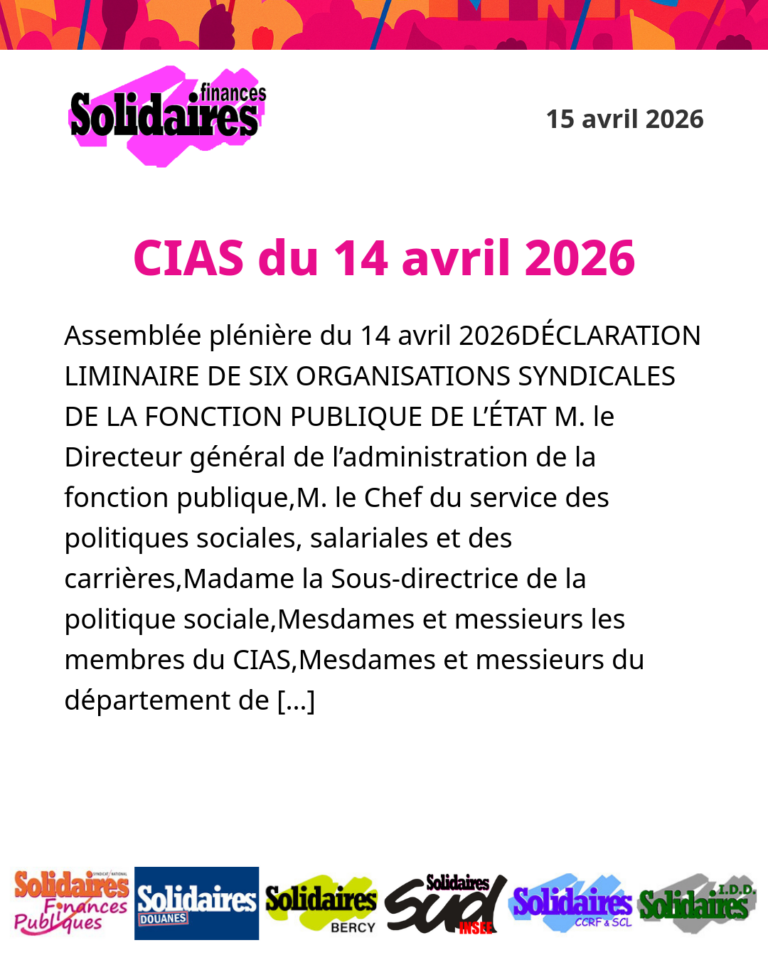 Lire la suite à propos de l’article CIAS du 14 avril 2026