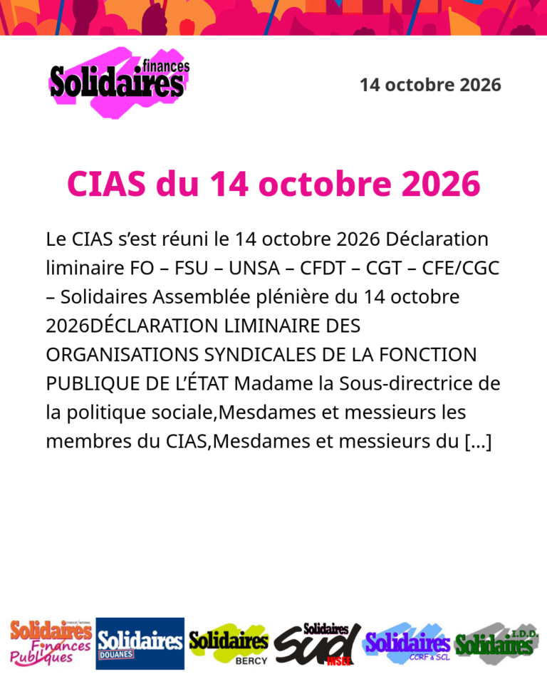 Lire la suite à propos de l’article CIAS du 14 octobre 2026